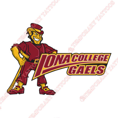 Iona Gaels Customize Temporary Tattoos Stickers NO.4642